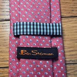 Ben Sherman Pink Patterned Tie